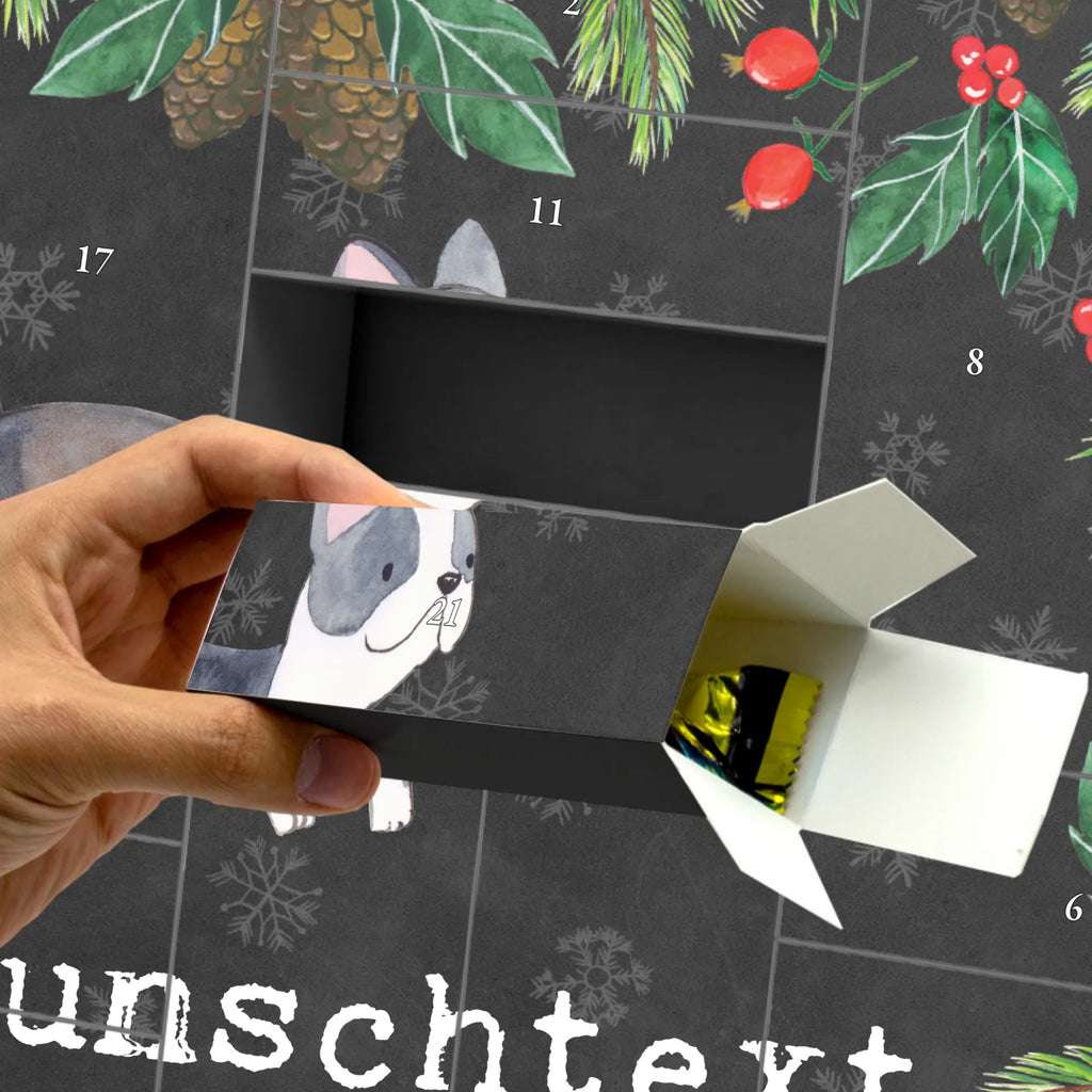 Personalisierter Befüllbarer Adventskalender Boston Terrier Moment Befüllbarer Adventskalender, Adventskalender Zum Selbst Befüllen, Geschenk, Schenken, Hund, Hunderasse, Rassehund, Hundebesitzer, Tierfreund, Welpe, Boston Terrier