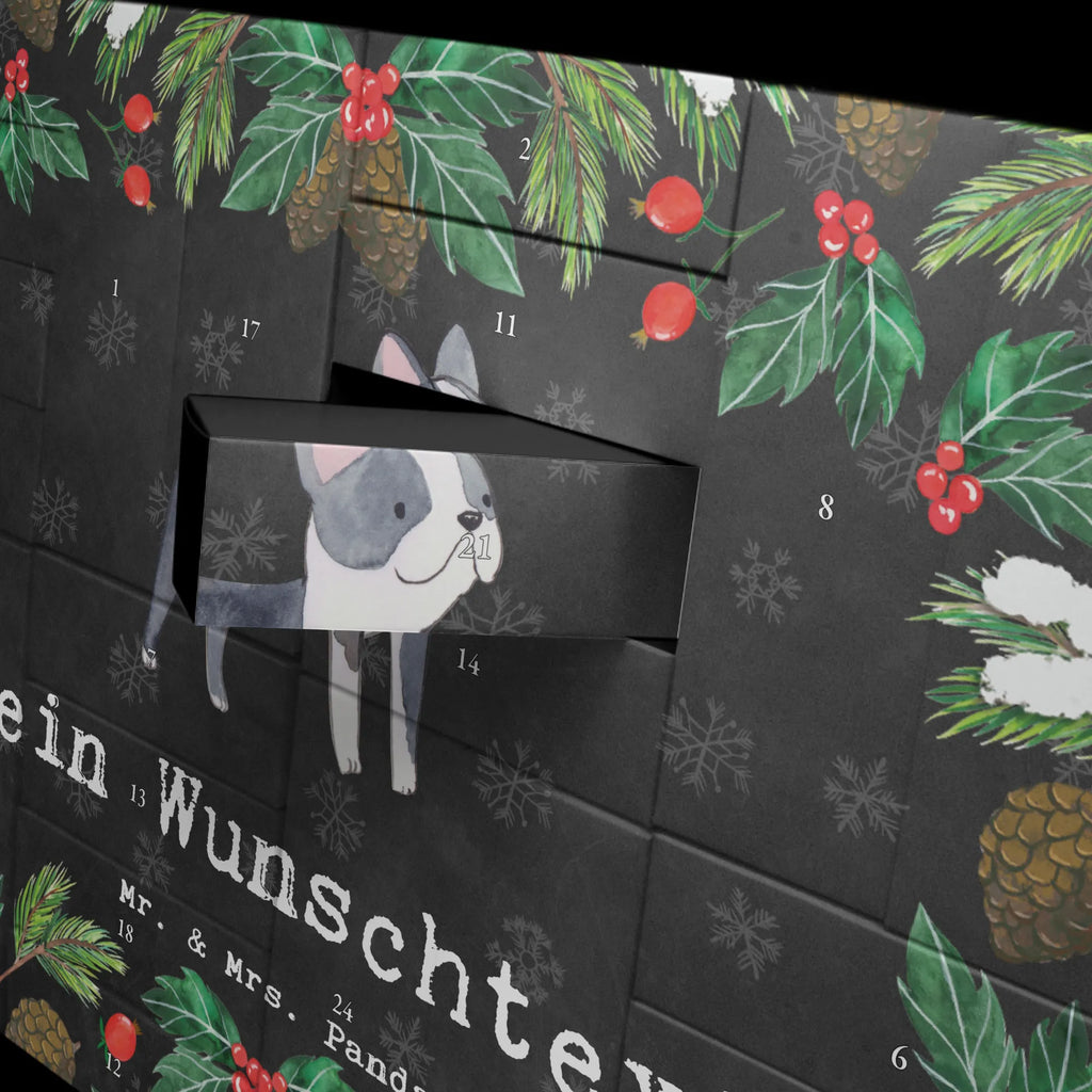 Personalisierter Befüllbarer Adventskalender Boston Terrier Moment Befüllbarer Adventskalender, Adventskalender Zum Selbst Befüllen, Geschenk, Schenken, Hund, Hunderasse, Rassehund, Hundebesitzer, Tierfreund, Welpe, Boston Terrier
