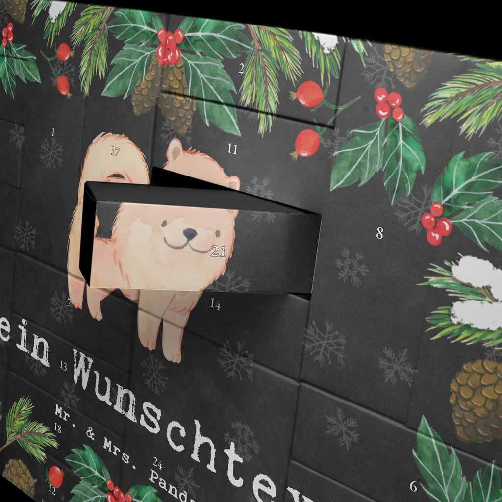  Chow-Chow Chwila Adventskalender Zum Selbst Befüllen, Befüllbarer Adventskalender, Geschenk, Schenken, Hund, Hunderasse, Rassehund, Hundebesitzer, Tierfreund, Welpe, Asiatischer Spitz, Chow-Chow