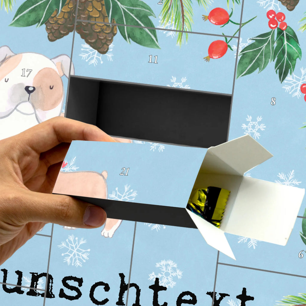 Personalisierter Befüllbarer Adventskalender Englische Bulldogge Moment Adventskalender Zum Selbst Befüllen, Befüllbarer Adventskalender, Geschenk, Schenken, Hund, Hunderasse, Rassehund, Hundebesitzer, Tierfreund, Welpe, Englische Bulldogge