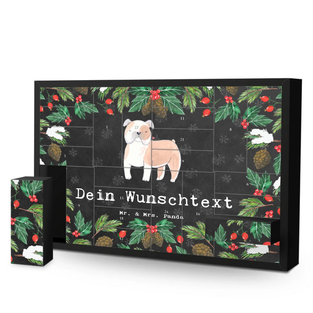 Personalisierter Befüllbarer Adventskalender Englische Bulldogge Moment Adventskalender Zum Selbst Befüllen, Befüllbarer Adventskalender, Geschenk, Schenken, Hund, Hunderasse, Rassehund, Hundebesitzer, Tierfreund, Welpe, Englische Bulldogge