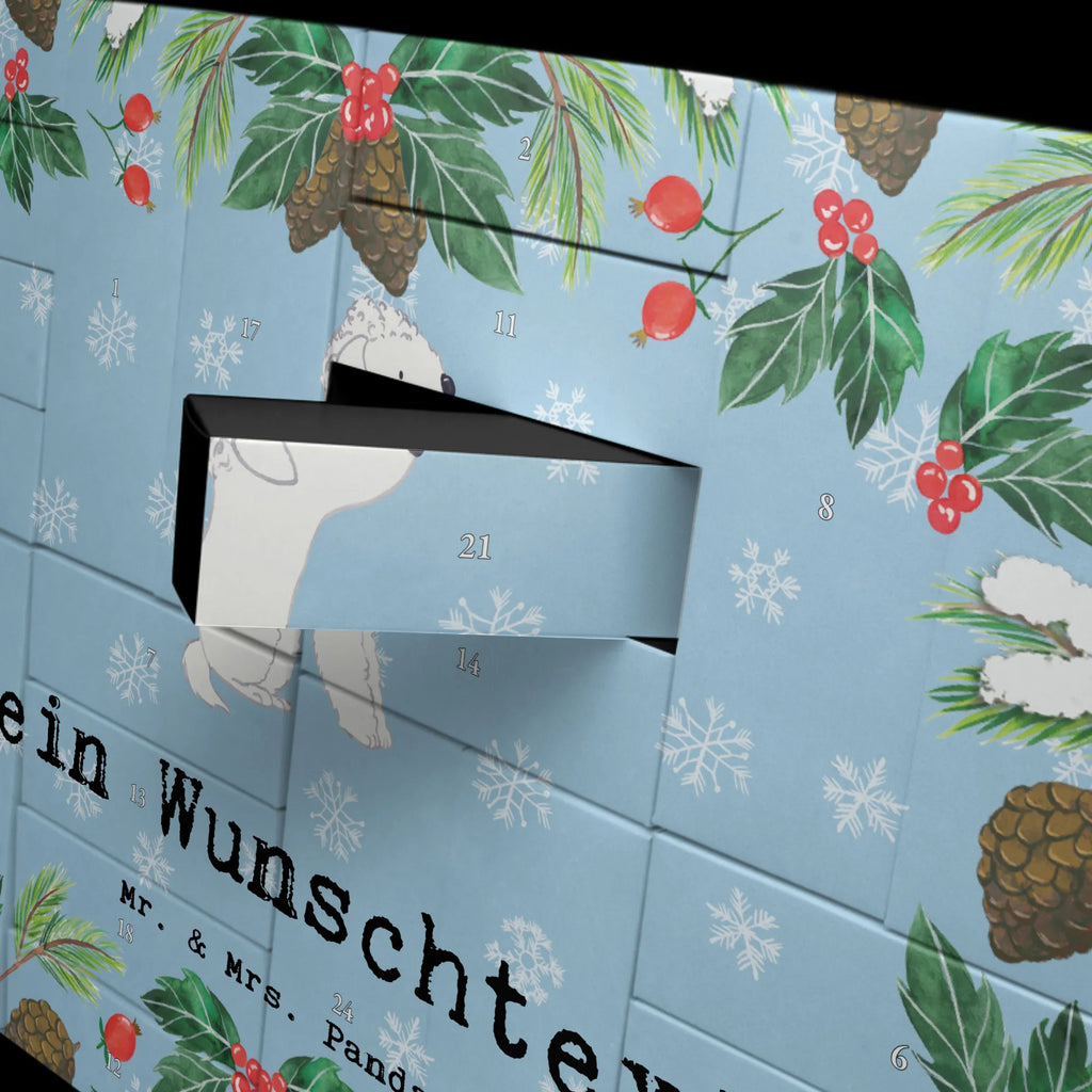  Bedlington Terrier Chwila Adventskalender Zum Selbst Befüllen, Befüllbarer Adventskalender, Geschenk, Schenken, Hund, Hunderasse, Rassehund, Hundebesitzer, Tierfreund, Welpe, Bedlington Terrier, Terrier