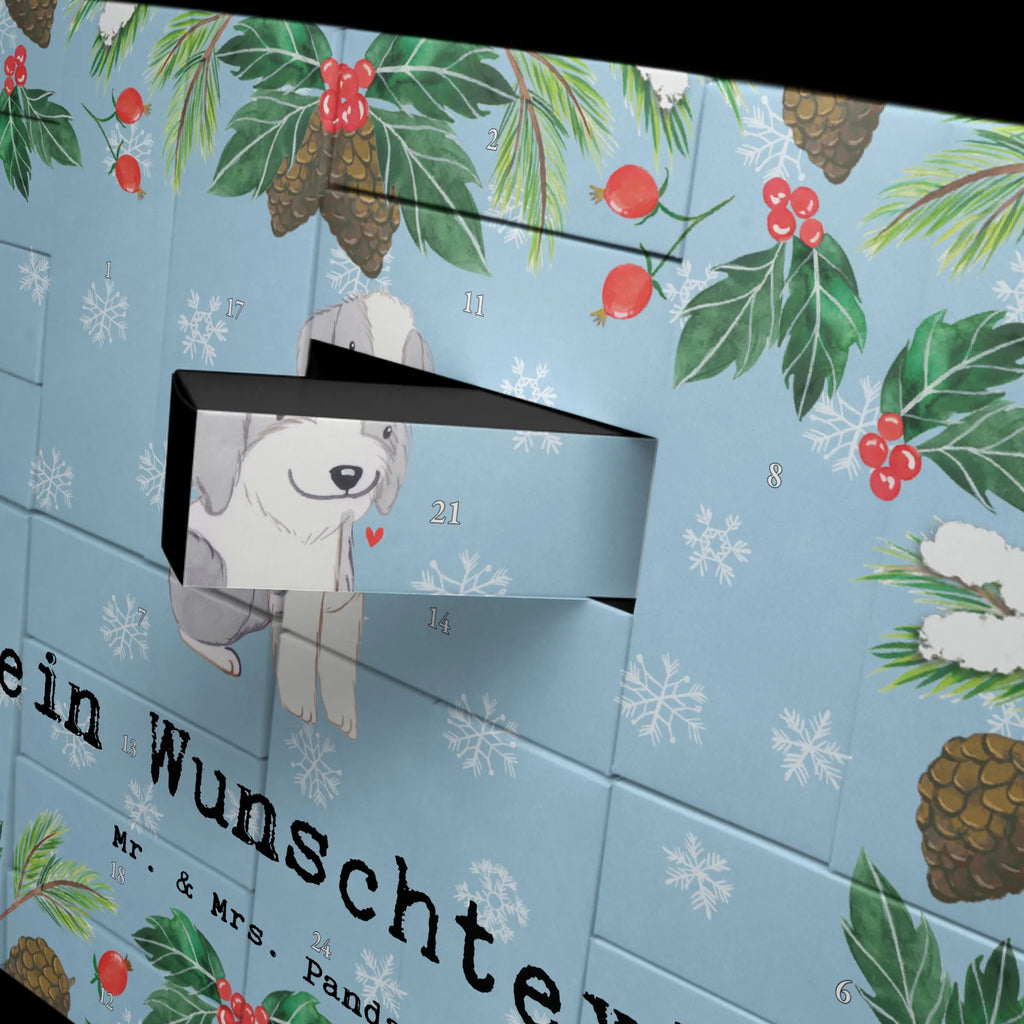 Personalisierter Befüllbarer Adventskalender Bearded Collie Moment Adventskalender Zum Selbst Befüllen, Befüllbarer Adventskalender, Geschenk, Schenken, Hund, Hunderasse, Rassehund, Hundebesitzer, Tierfreund, Welpe, Bearded Collie, Britischer Hütehund