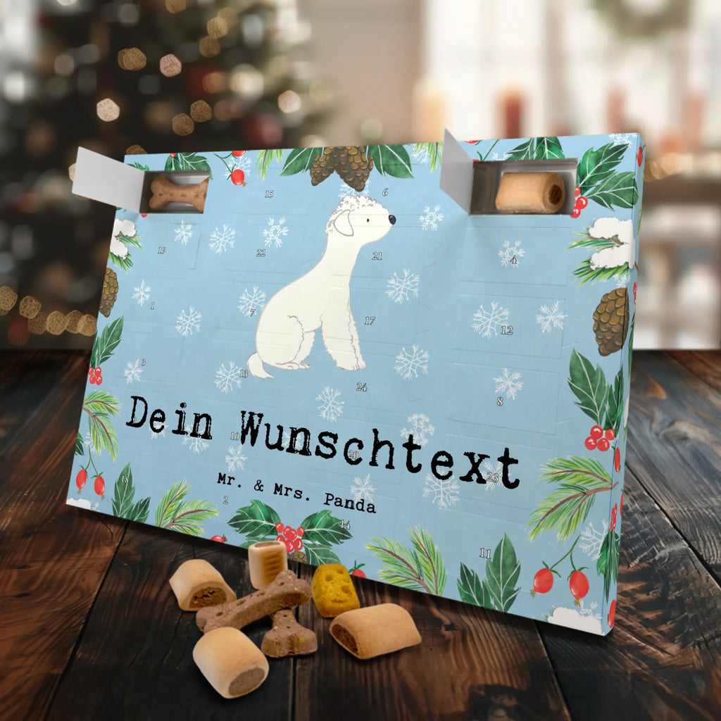 Personalisierter Hunde Adventskalender Bedlington Terrier Moment Hunde Adventskalender, Geschenk, Schenken, Hund, Hunderasse, Rassehund, Hundebesitzer, Tierfreund, Welpe, Terrier, Bedlington Terrier