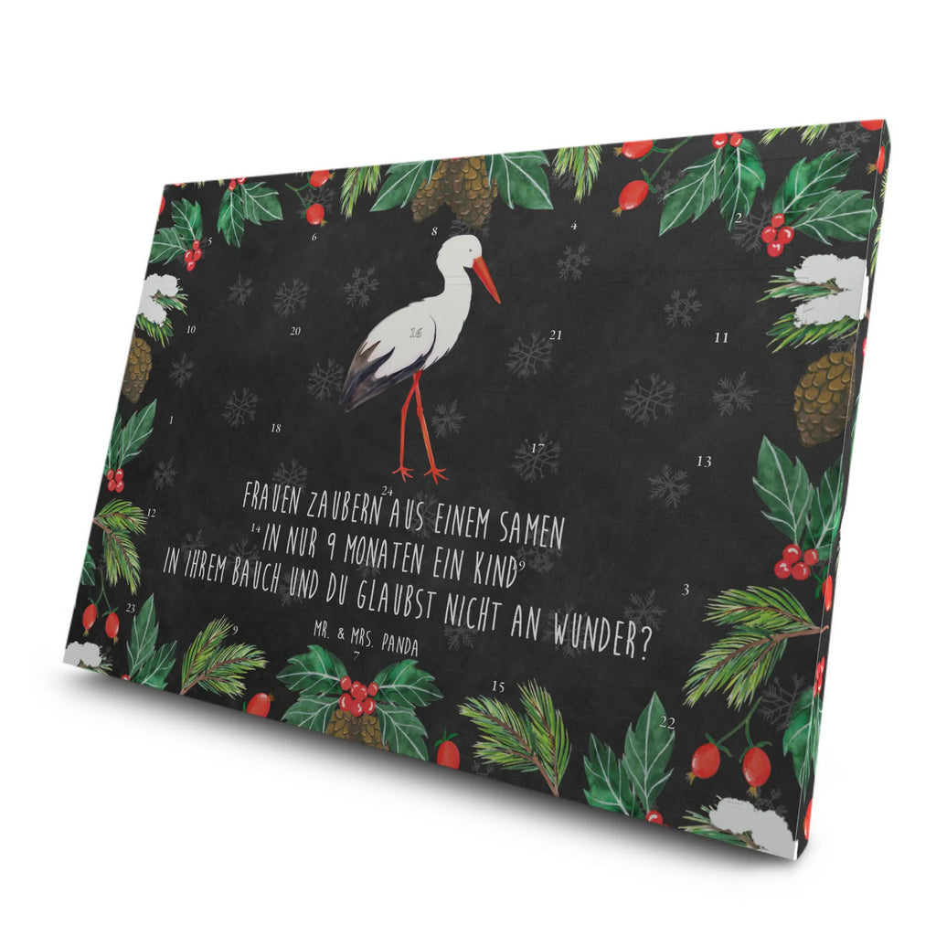 Tee Adventskalender Storch Adventskalender mit Tee, Adventskalender, Tee Adventskalender, Tiermotive, Tiere, Gute Laune, Lustige Sprüche, Mutter, Mütter, Baby, Schwangerschaft, Mutter Werden, Babybauch, Schwanger, Storch, Störche, Geburt