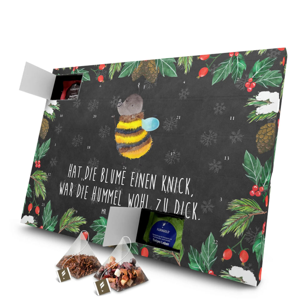 Tee Adventskalender Hummel flauschig Adventskalender mit Tee, Adventskalender, Tee Adventskalender, Tiermotive, Tiere, Gute Laune, Lustige Sprüche, Hummel, Natur, Blume, Flauschig, Biene
