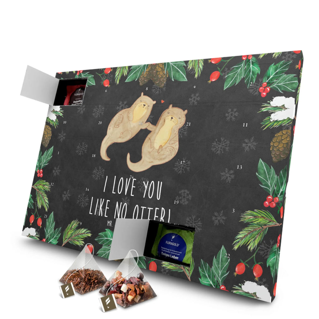 Tee Adventskalender Otter Hände halten Adventskalender, Tee Adventskalender, Adventskalender mit Tee, Seeotter, Otter, Fischotter, Otter Seeotter See Otter