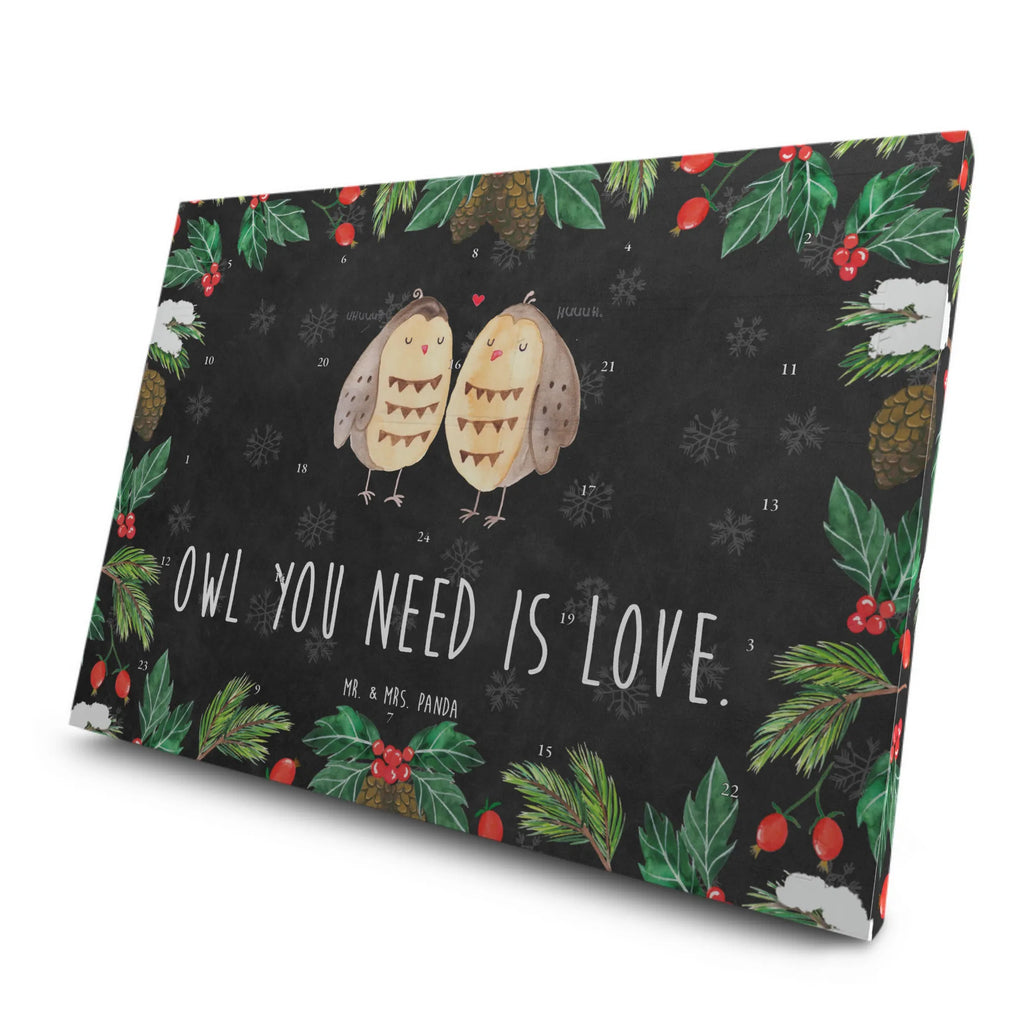 Tee Adventskalender Eulen Liebe Adventskalender mit Tee, Adventskalender, Tee Adventskalender, Eule, Owl, Liebe Spruch, Wortspiel Lustig, Hochzeit Spruch, All You Need Is Love, Eule Deko, Liebe, Freundin Geschenk, Freund