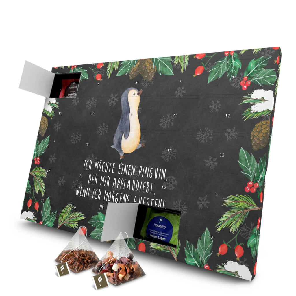Tee Adventskalender Pinguin marschieren Adventskalender, Adventskalender mit Tee, Tee Adventskalender, Pinguin, Bruder, Familie, Pinguine, Langschläfer, Schwester, Frühaufsteher