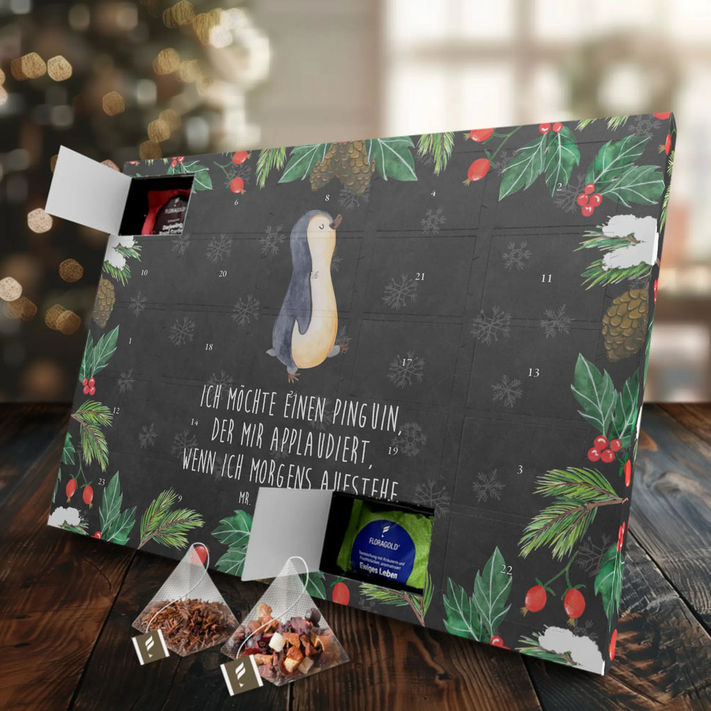 Tee Adventskalender Pinguin marschieren Adventskalender, Adventskalender mit Tee, Tee Adventskalender, Pinguin, Bruder, Familie, Pinguine, Langschläfer, Schwester, Frühaufsteher