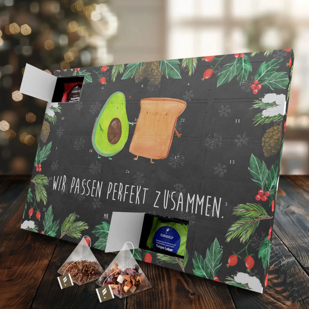Tee Adventskalender Avocado Toast Adventskalender mit Tee, Adventskalender, Tee Adventskalender, Avocado, Gesund, Veggie, Vegan, Freundin, Toastbrot, Verlobt, Freund, Toast, Verlobungsparty, Hochzeitsgeschenk, Jahrestagsgeschenk, Pärchen, Liebespaar, Hochzeit, Jahrestag