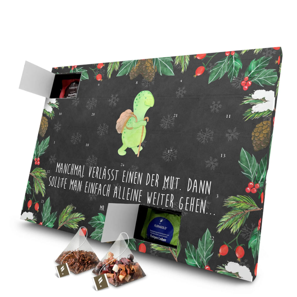 Tee Adventskalender Schildkröte Wanderer Tee Adventskalender, Adventskalender, Adventskalender mit Tee, Schildkröte, Motivationsspruch, Neuanfang, Schildkröten, Motivationssprüche, Motivation