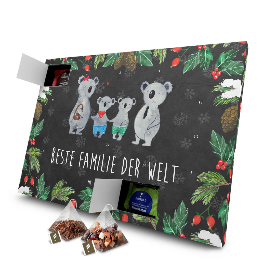 Tee Adventskalender Koala Familie zwei Tee Adventskalender, Adventskalender, Adventskalender mit Tee, Mama, Oma, Opa, Schwester, Papa, Bruder, Muttertag, Vatertag, Familie, Lieblingsfamilie, Familienleben, Koalafamilie, Koala, Familienzeit, Koalabär, Beste Familie