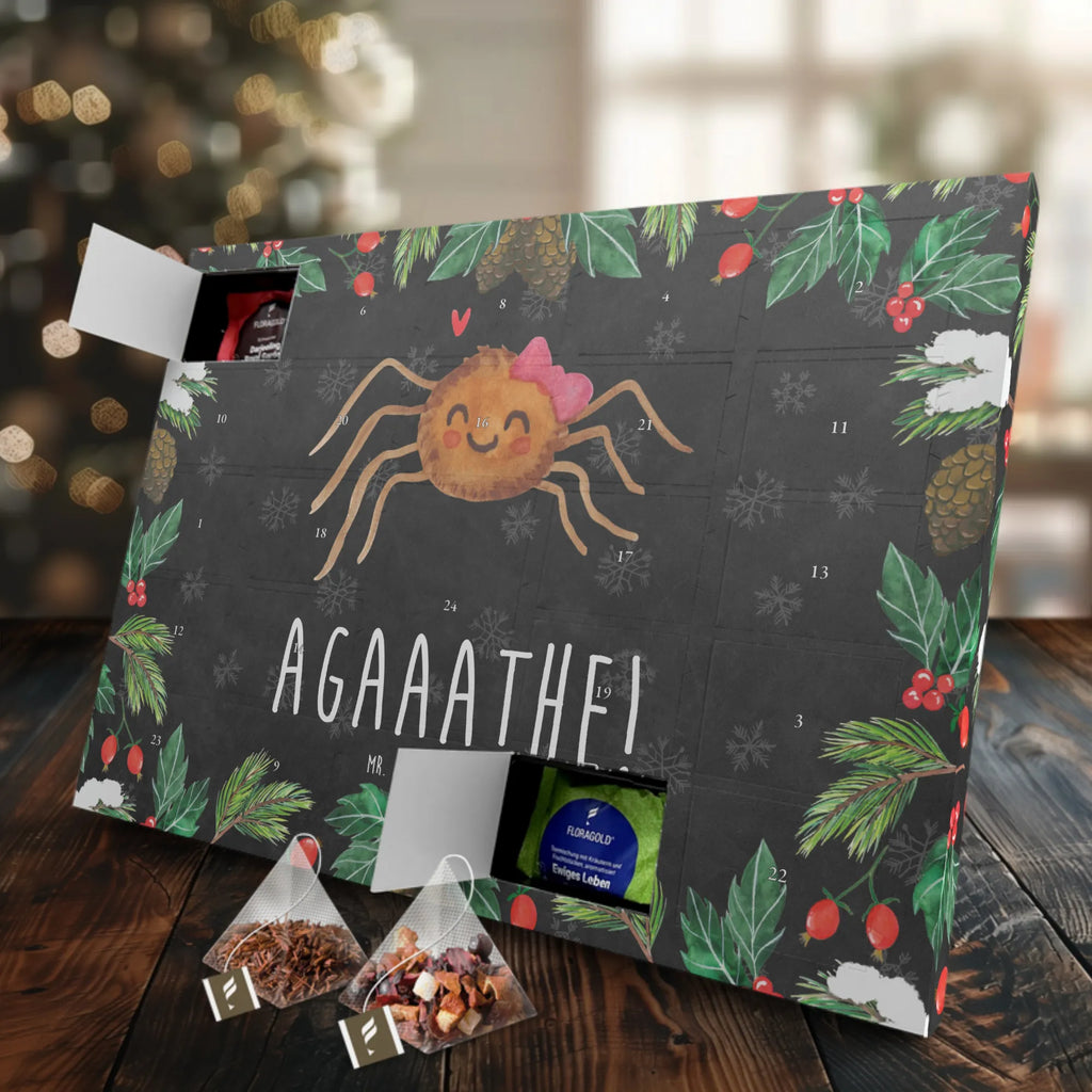 Tee Adventskalender Spinne Agathe Freude Tee Adventskalender, Adventskalender mit Tee, Adventskalender, Spinne Agathe, Spinne, Merchandise, Agathe, Videos, Viraler Hit, Beliebte Spinne, Trend, Viral