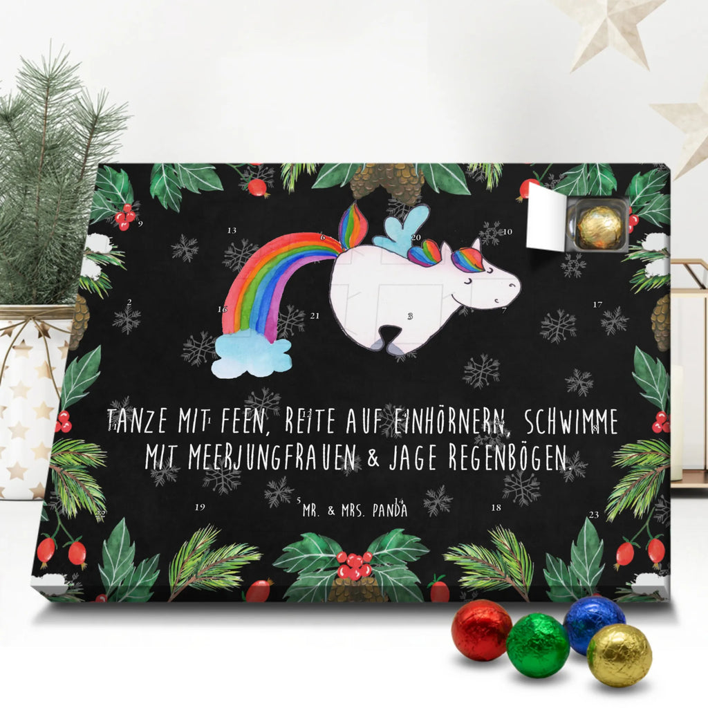 Chocolate advent calendar unicorn Pegasus growing up, pegasus, rainbow, reality, playing, unicorn love, saying fun