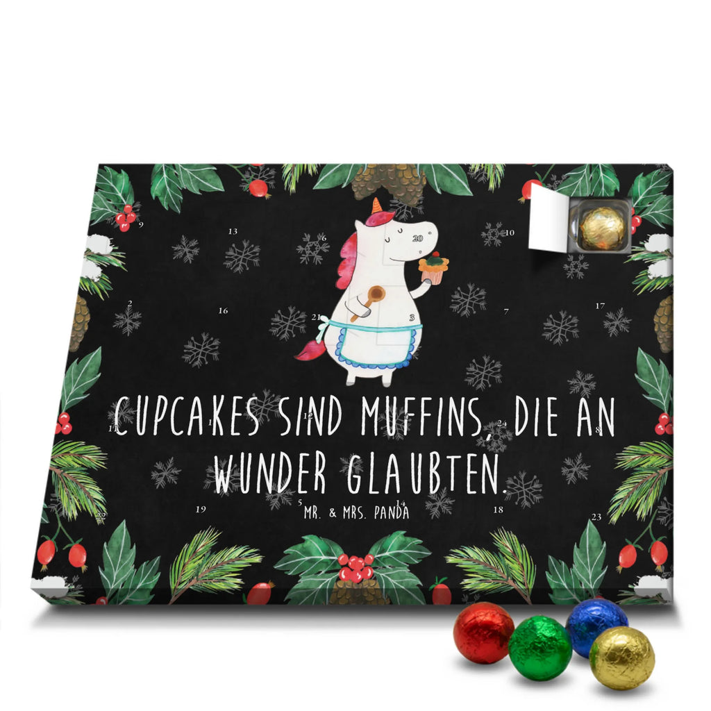 Chocolate advent calendar unicorn Kitchen baker present, cake, bake, hobby cook, dreaming, dreamer, Baker gift, cook, pie