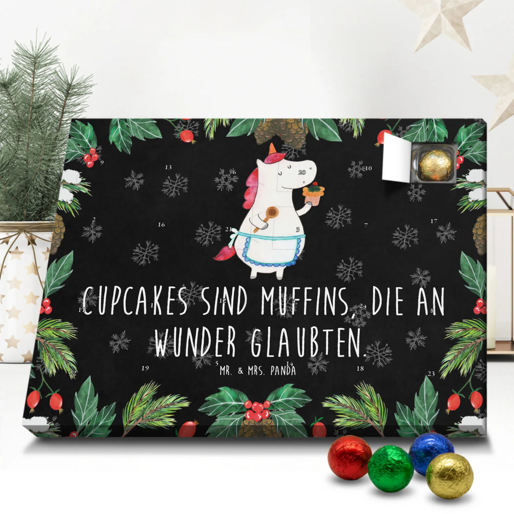 Chocolate advent calendar unicorn Kitchen baker present, cake, bake, hobby cook, dreaming, dreamer, Baker gift, cook, pie
