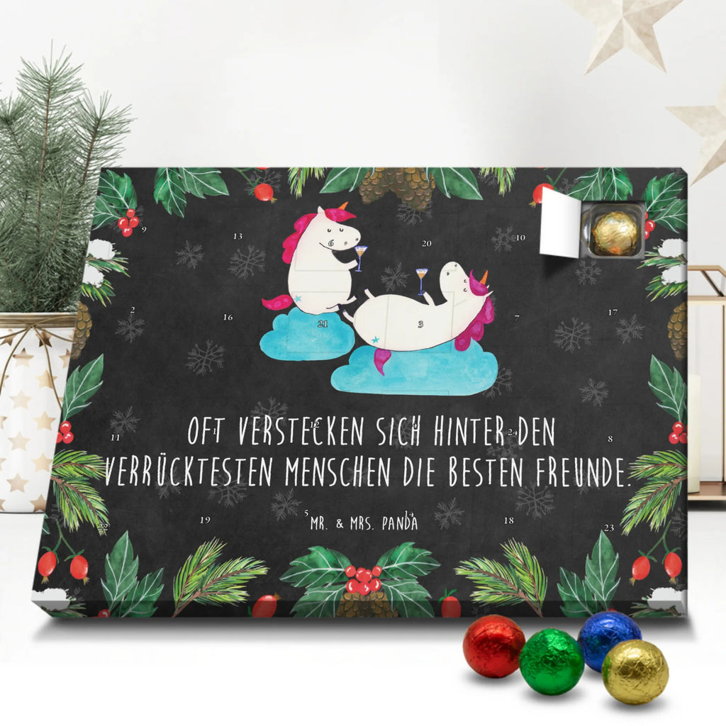 Chocolate advent calendar unicorn sparkling wine Best, Girlfriend, Girls' night, Fun, Girlfriends, Cork, Champagne