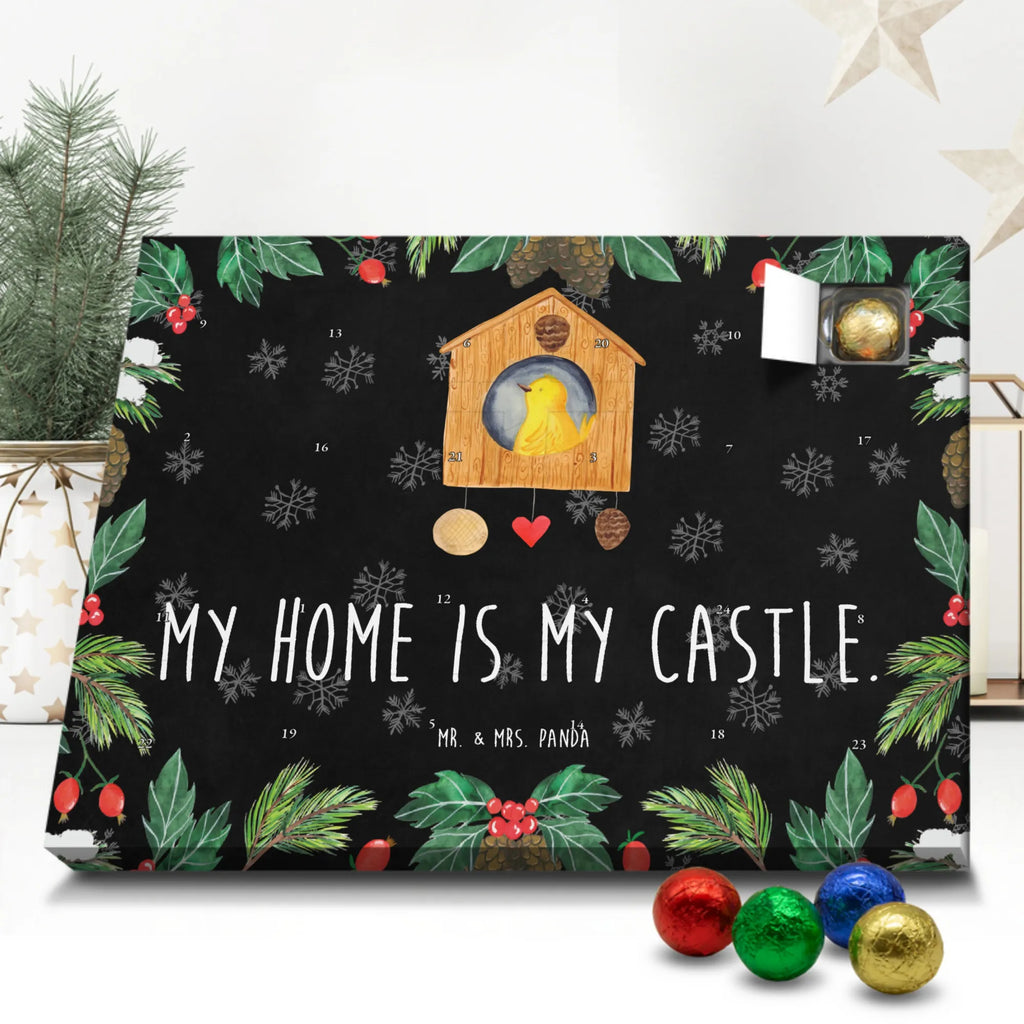 Chocolate advent calendar Bird House gift ideas, gifts, small animals, good mood, cute, funny sayings, cute animal motives, hand drawn, special gifts, card, animal lover, birds, Bird, apartment, our house, favorite place, birdhouse