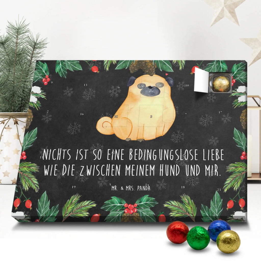 Chocolate advent calendar Pug mutt, dog sayings, love dogs, dog mama, funny gifts for dog owners, woof, what do you give a dog lover, dog breed, Christmas gifts for dogs, gifts for dogs, bag with dog print, love for dogs, hound, dog decorative items, Pug, dog love