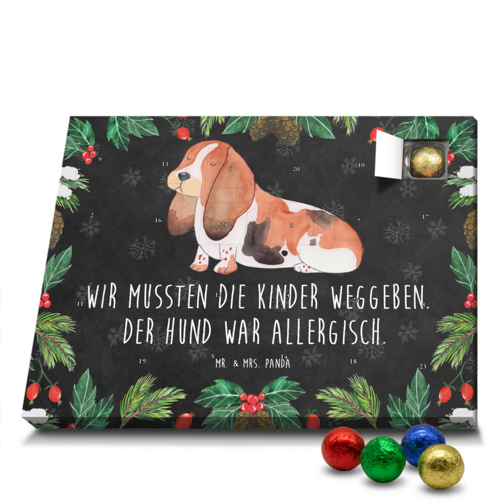 Chocolate advent calendar Dog Basset Hound mutt, dog sayings, love dogs, dog mama, funny gifts for dog owners, woof, what do you give a dog lover, dog breed, Christmas gifts for dogs, gifts for dogs, bag with dog print, love for dogs, hound, dog decorative items, dog love, childless