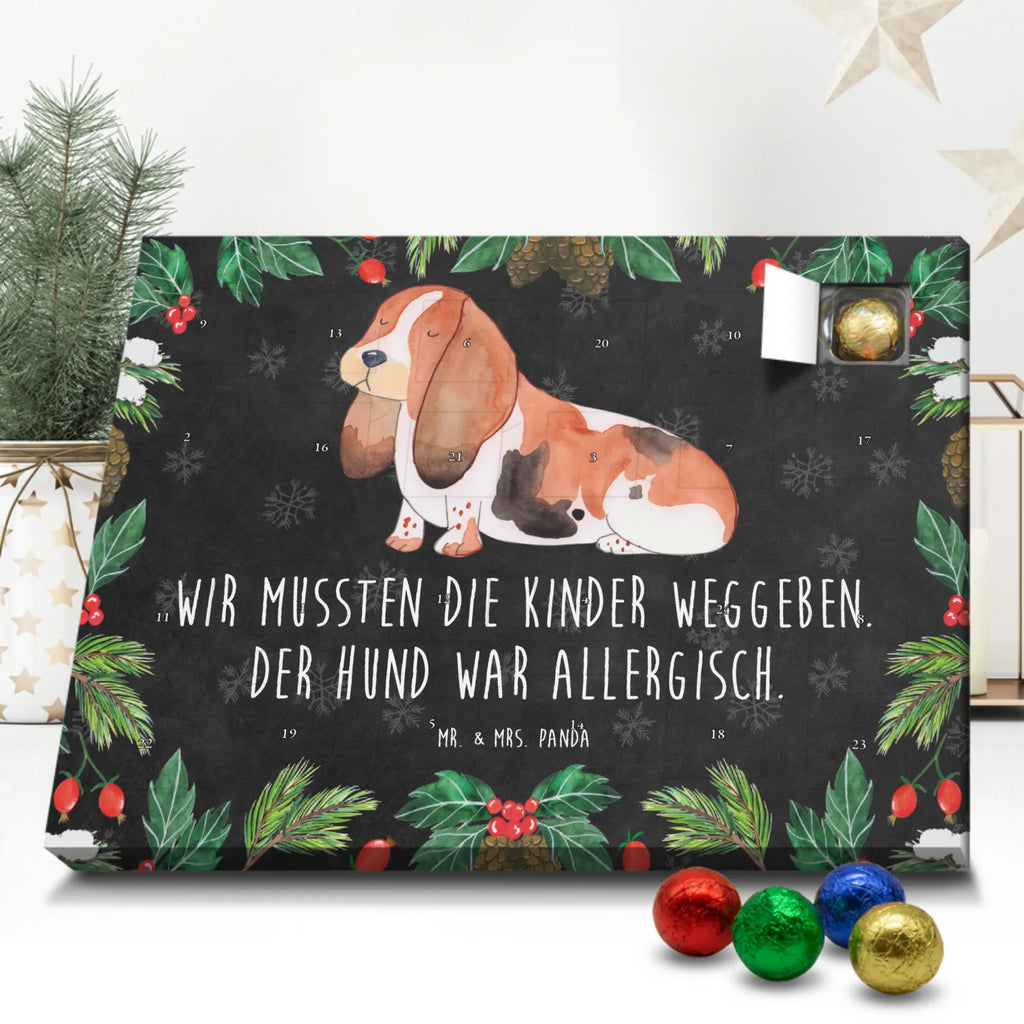 Chocolate advent calendar Dog Basset Hound mutt, dog sayings, love dogs, dog mama, funny gifts for dog owners, woof, what do you give a dog lover, dog breed, Christmas gifts for dogs, gifts for dogs, bag with dog print, love for dogs, hound, dog decorative items, dog love, childless