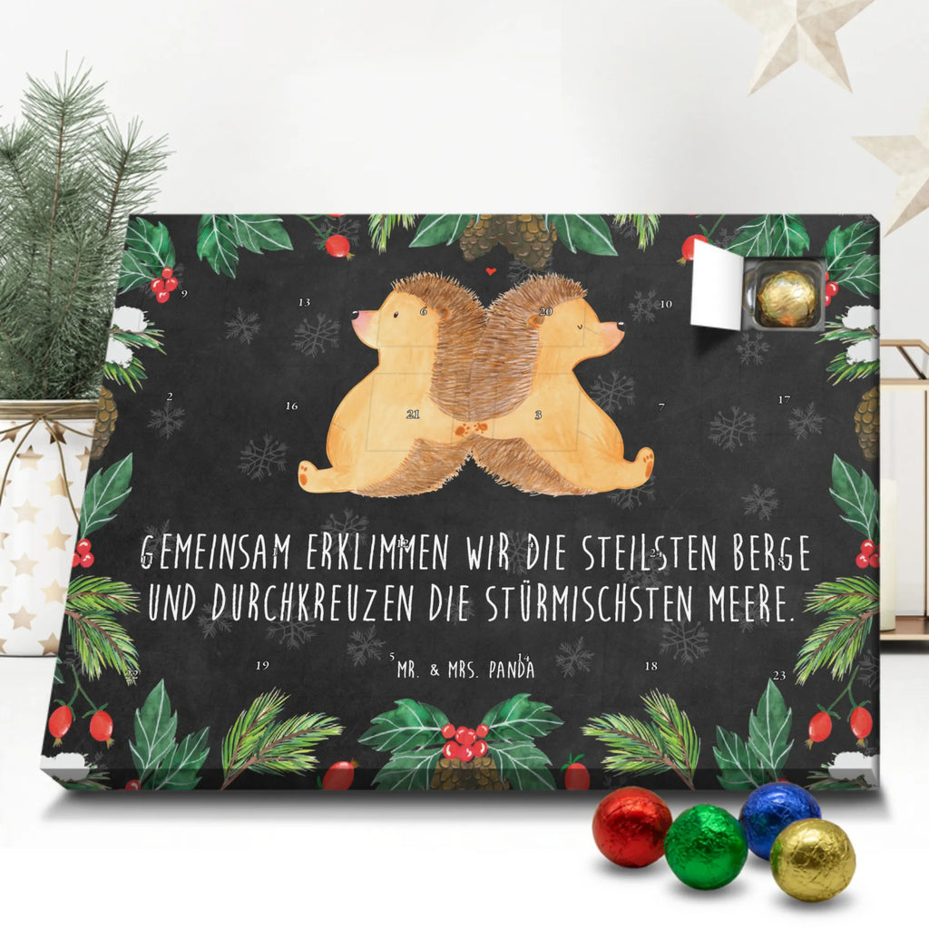 Chocolate advent calendar Hedgehogs holding hands Loving, Marriage, Proposal of marriage, anniversary gift, Together, Love gift, gift for her, gift for him, Two, togetherness, wedding, love message, love gift, proof of love, anniversary, favourite person, great love, gift for two, hedgehog love