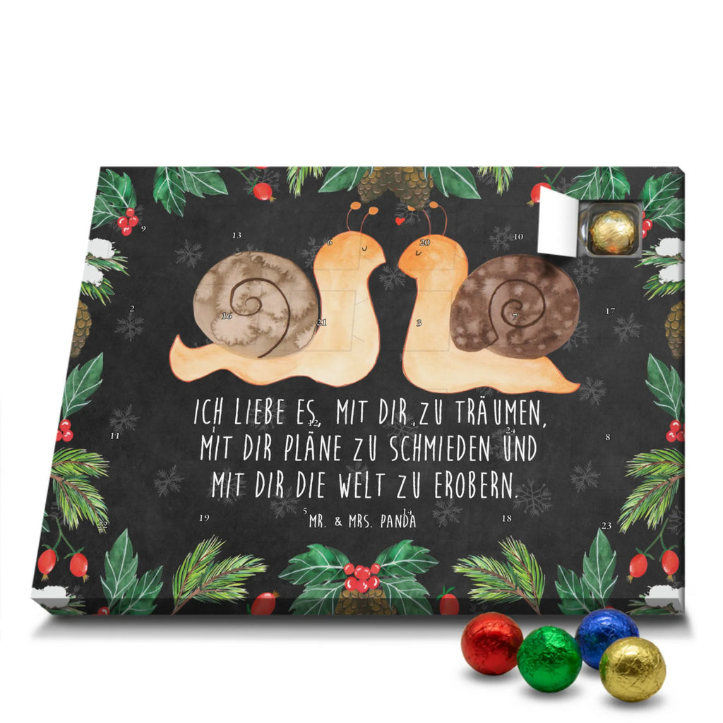 Chocolate advent calendar Snails in love Loving, Marriage, Proposal of marriage, anniversary gift, Together, Love gift, gift for her, gift for him, Two