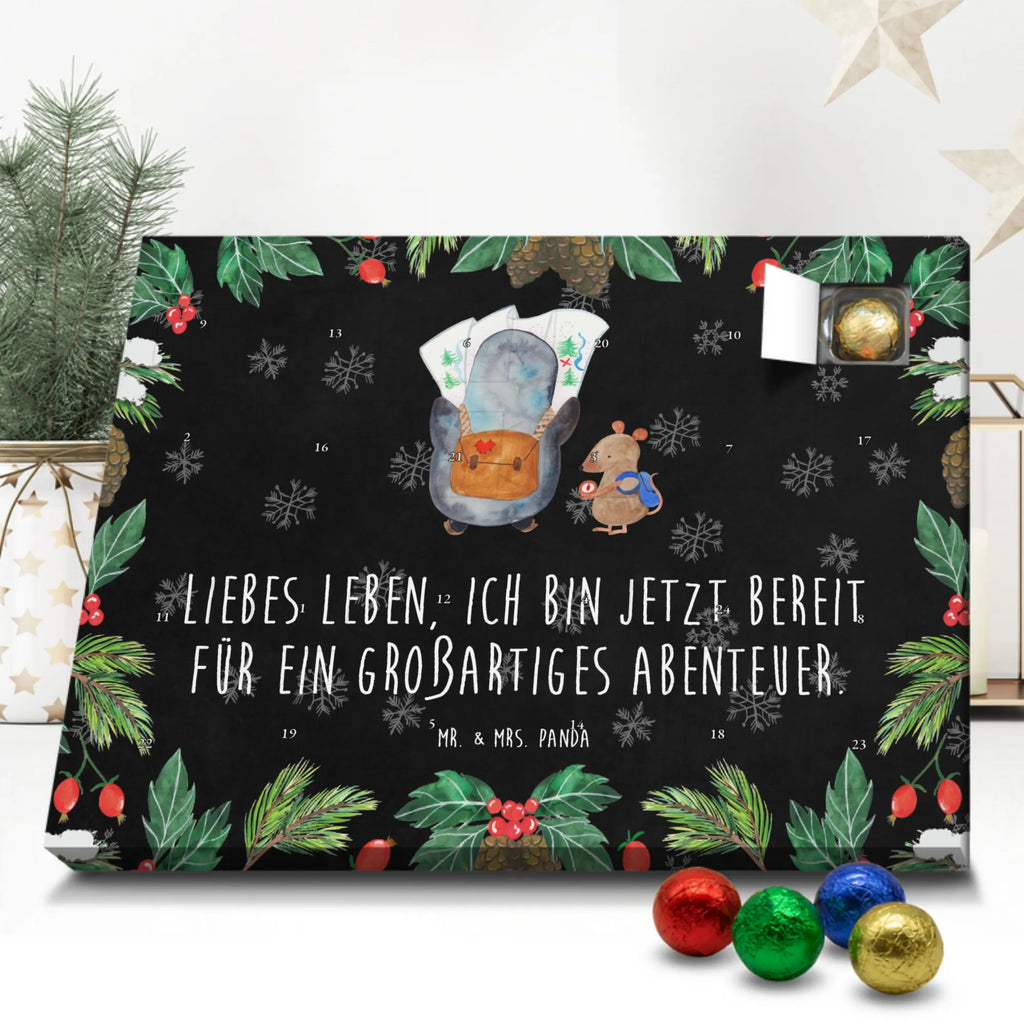 Chocolate advent calendar Penguin & Mouse Hiker North Pole, Penguins, penguins, hiking, road trip, excursion, adventurer, adventure