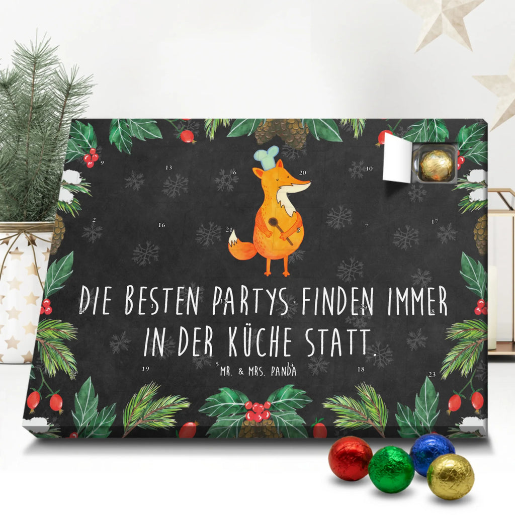 Chocolate advent calendar Fox A cook forest wildlife, clever as a fox, foxes, animal lover, Cook gift, Baker, Kitchen decoration, Slogan funny, Chefs, Kitchen slogan, Party slogan