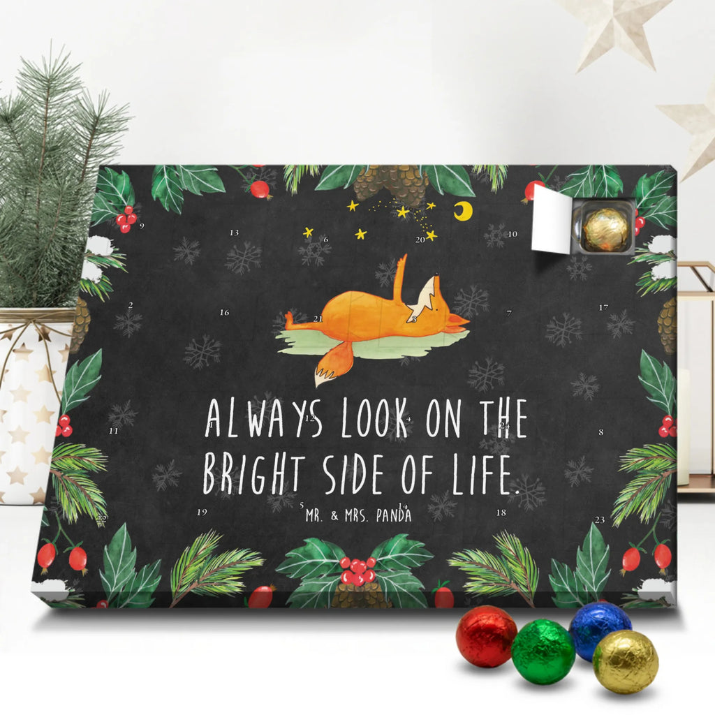 Chocolate advent calendar Fox Stars forest wildlife, clever as a fox, foxes, animal lover, Romance, Saying positive, words of consolation, Saying beautiful