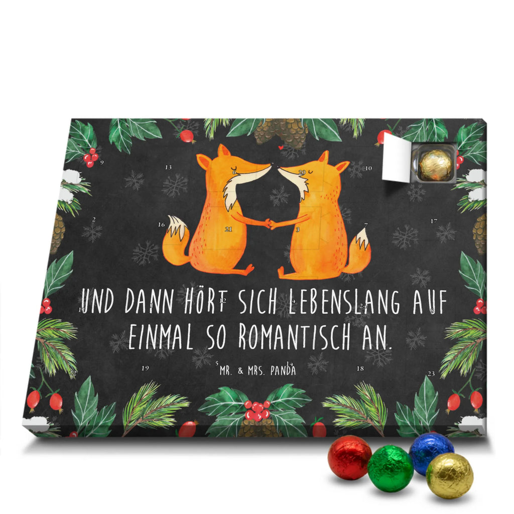 Chocolate advent calendar foxes Love forest wildlife, clever as a fox, foxes, animal lover, fiancée, proof of love, marriage, wife, lovers, husband, boyfriend, couple, girlfriend