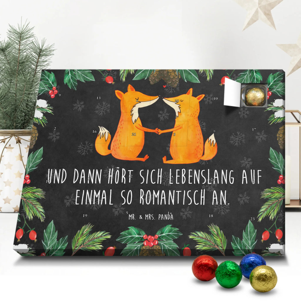 Chocolate advent calendar foxes Love forest wildlife, clever as a fox, foxes, animal lover, fiancée, proof of love, marriage, wife, lovers, husband, boyfriend, couple, girlfriend