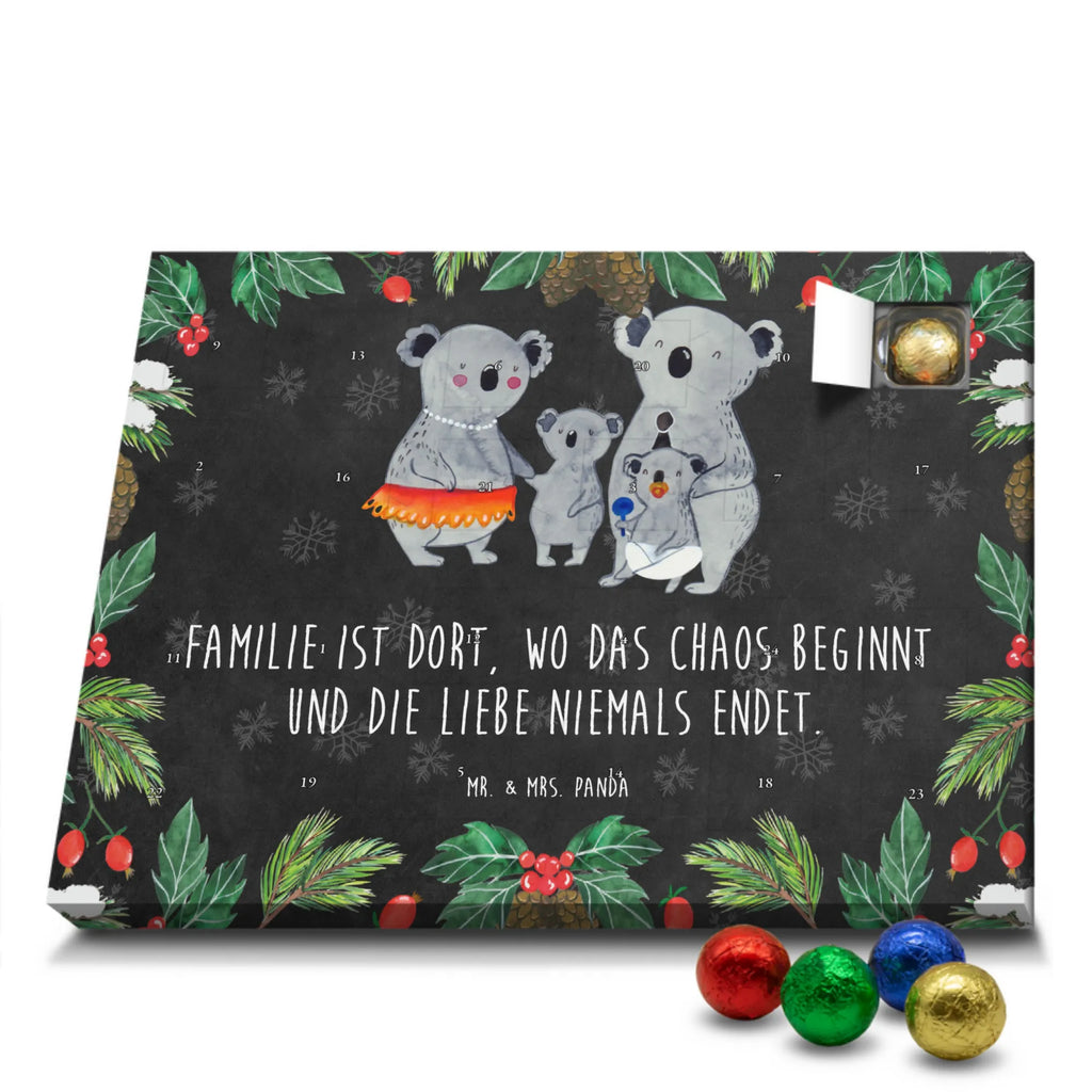 Chocolate advent calendar Koala Family Father's Day, Mother's Day, children, siblings, family life