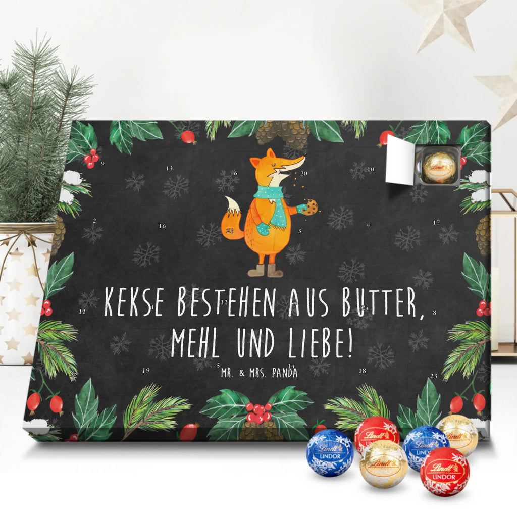 Chocolate advent calendar Fox biscuit forest wildlife, clever as a fox, foxes, animal lover, baking saying, cookies, christmas present, kitchen decoration, christmas time