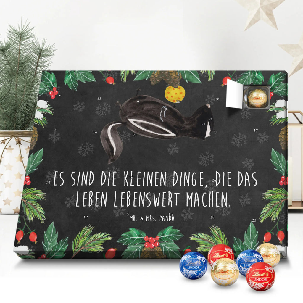 Chocolate advent calendar skunk ball wisdom, playful, predator, stinky, wild animal