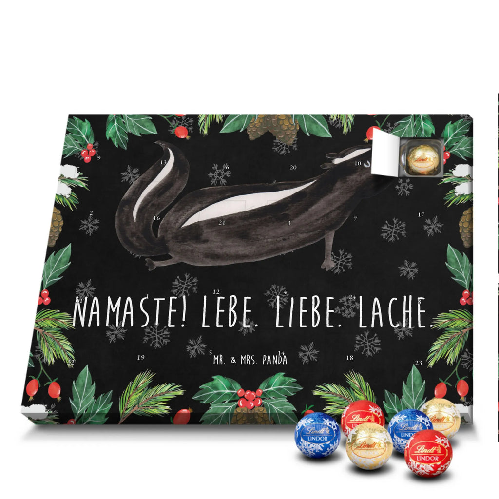 Chocolate advent calendar skunk yoga Stinky, Predator, Live, Wild animal, Laugh