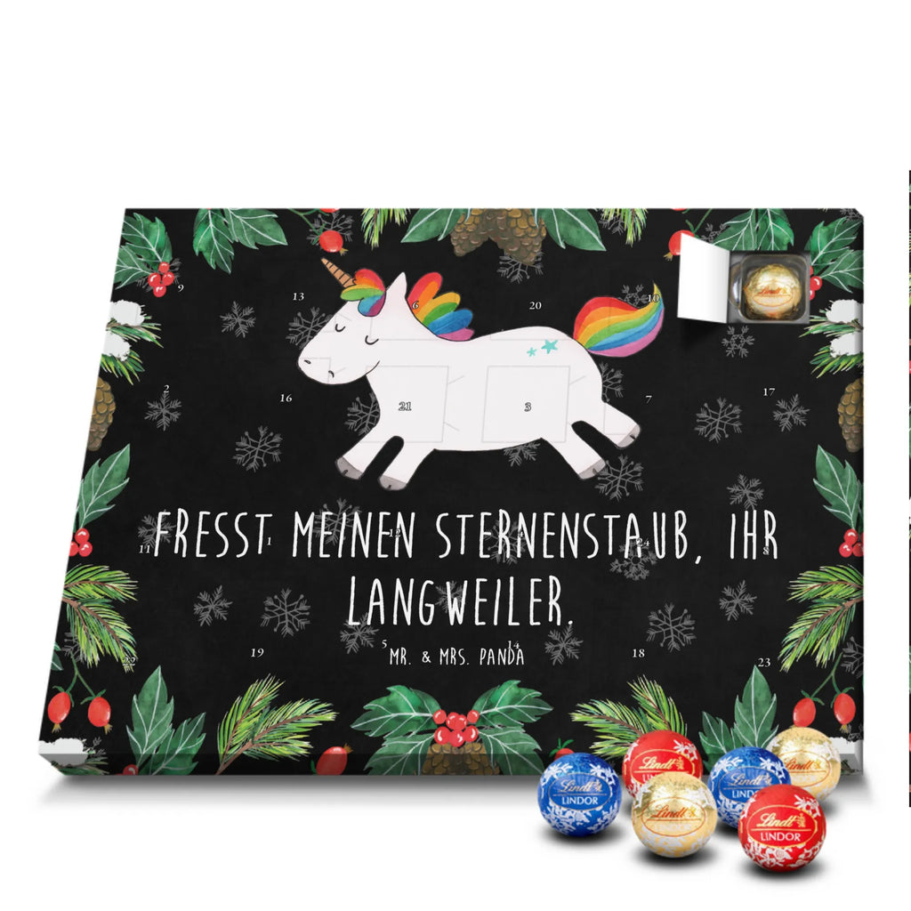 Chocolate advent calendar unicorn happy joy of life, fun, cheerful, joy