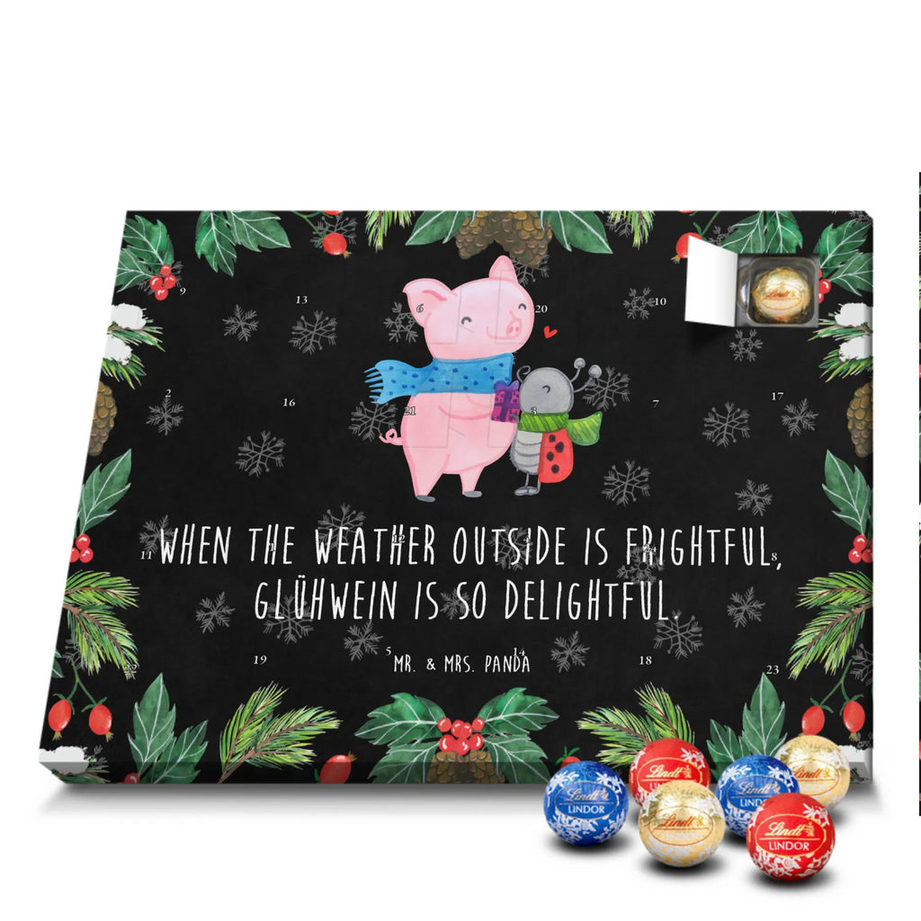 Chocolate advent calendar Glow Pig Snuggle snow, Christmas time