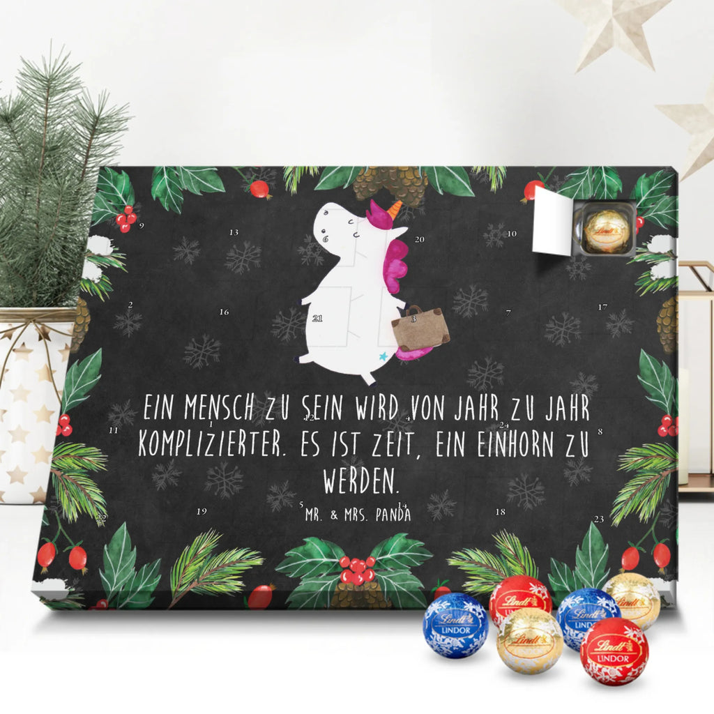 Chocolate advent calendar unicorn Suitcase travel, adventure, suitcase, holiday present, luggage, traveler gift