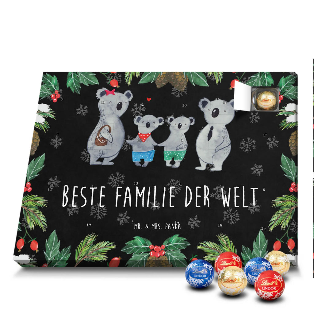 Chocolate advent calendar Koala family with two kids Father's Day, Mother's Day, family life, best family, koala bear, koala family, family time, favourite family