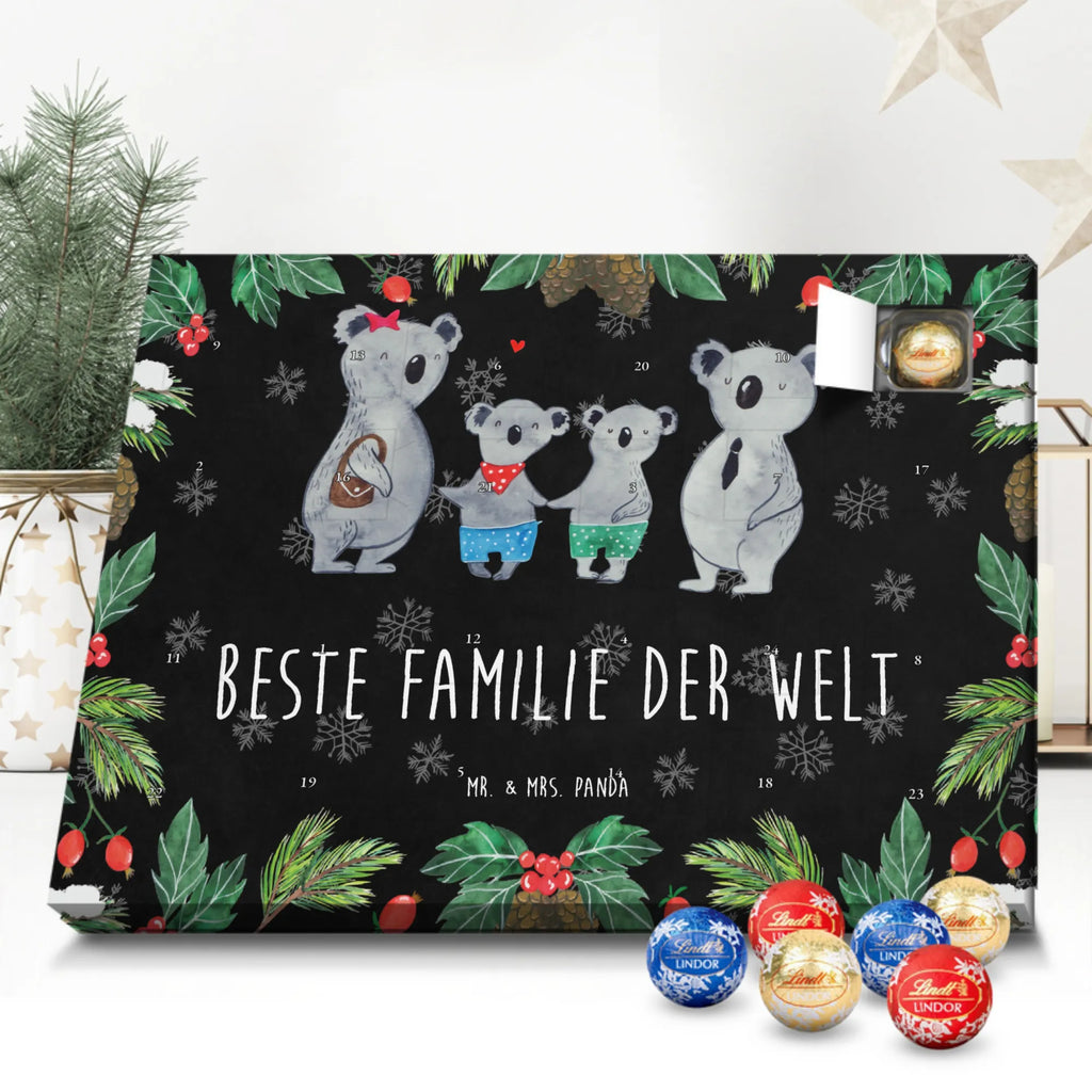 Chocolate advent calendar Koala family with two kids Father's Day, Mother's Day, family life, best family, koala bear, koala family, family time, favourite family