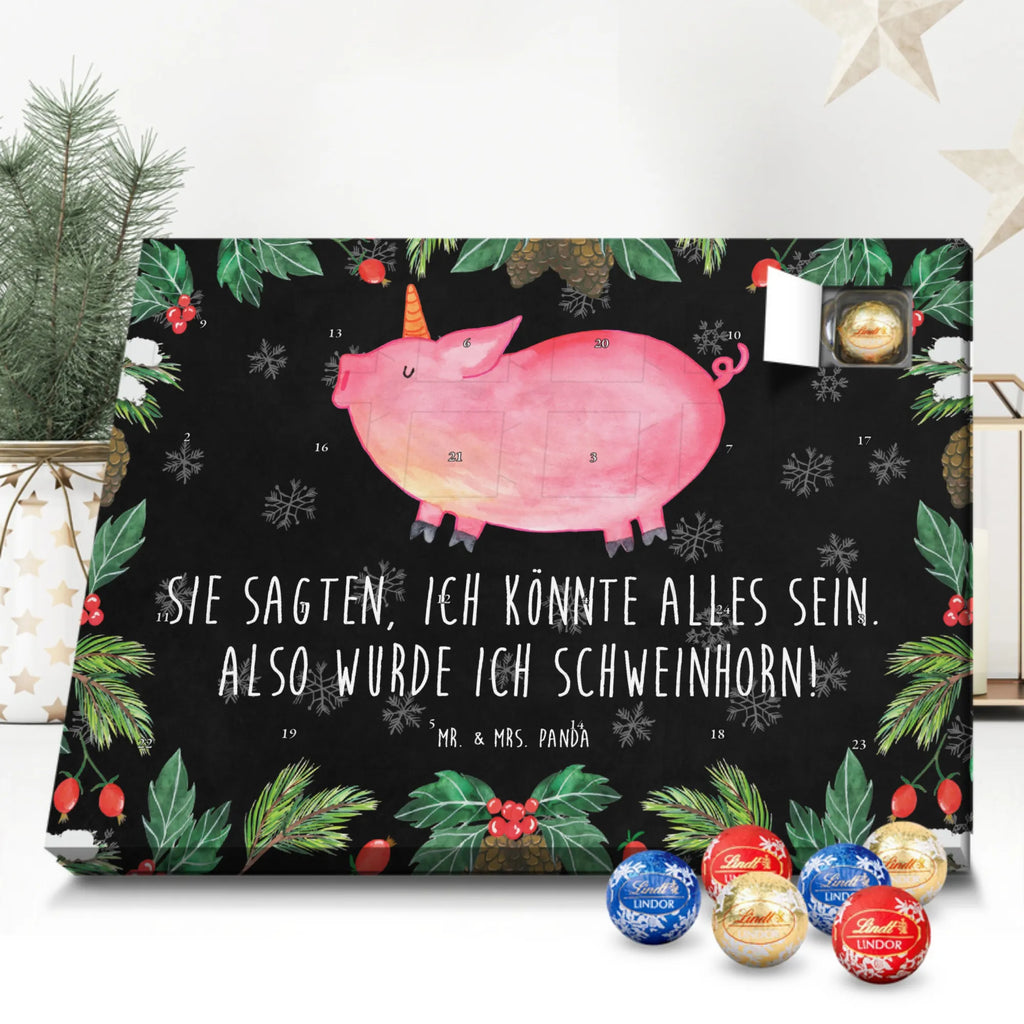Chocolate advent calendar unicorn Pig piggycorn, pigcorn, girlfriend gift, Funny saying