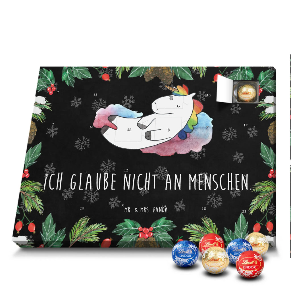 Chocolate advent calendar unicorn cloud 7 witty, faith, people, gift, reality, in love