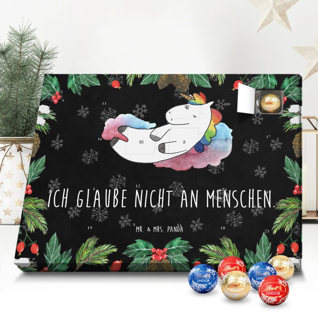Chocolate advent calendar unicorn cloud 7 witty, faith, people, gift, reality, in love