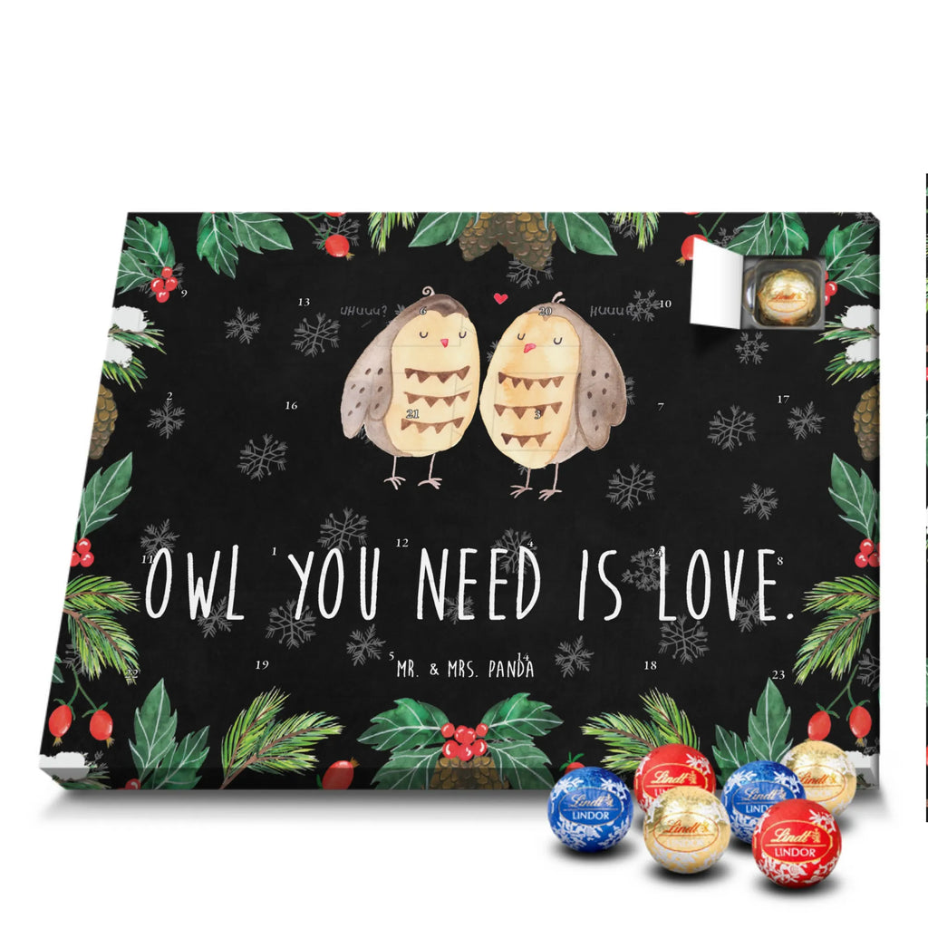 Chocolate advent calendar owls Love illustrated, nocturnal, romantic gift, gift ideas, birthday present, forest animal, bird, owl decor, Girlfriend gift, Pun funny, Owl decoration, Love saying, Wedding saying, Friend