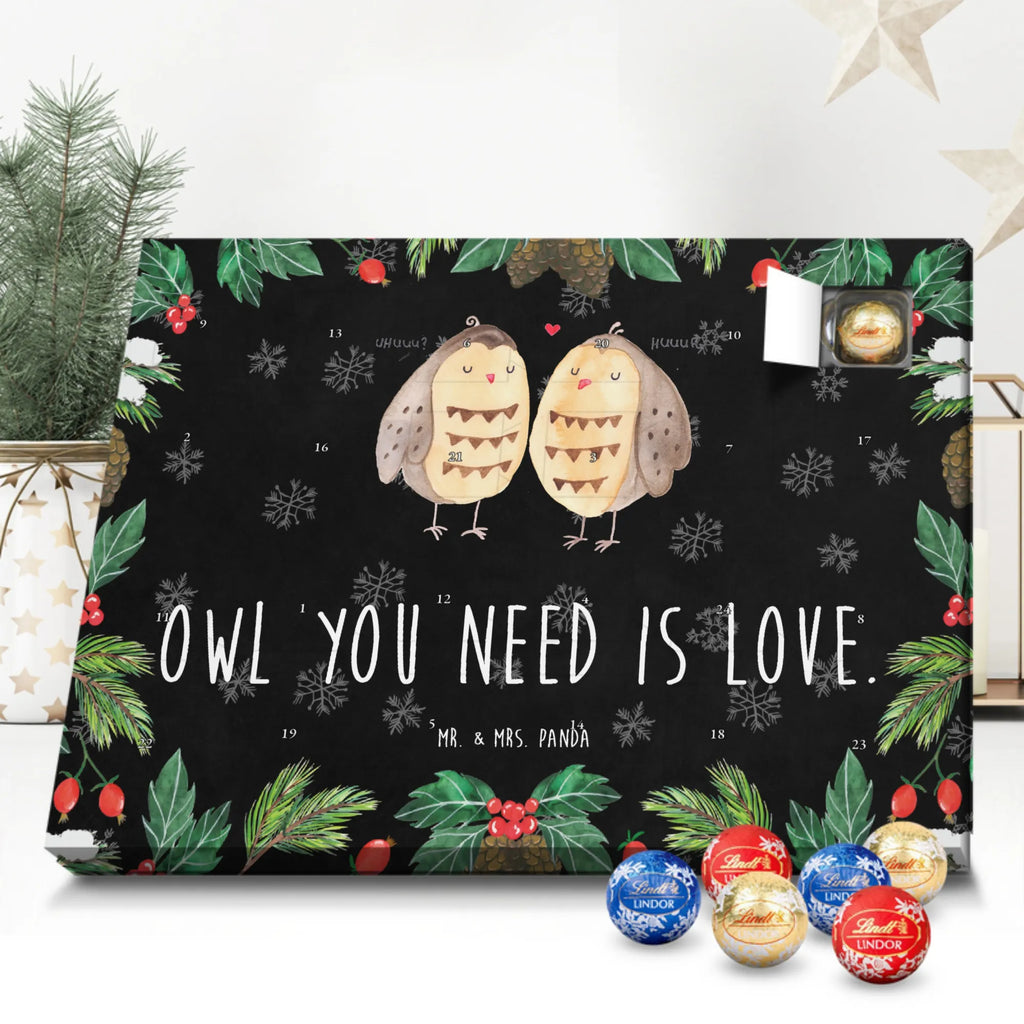 Chocolate advent calendar owls Love illustrated, nocturnal, romantic gift, gift ideas, birthday present, forest animal, bird, owl decor, Girlfriend gift, Pun funny, Owl decoration, Love saying, Wedding saying, Friend