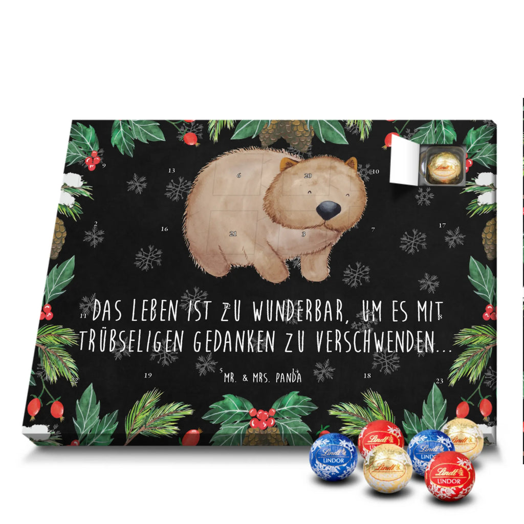 Chocolate advent calendar Wombat gift ideas, gifts, small animals, good mood, cute, funny sayings, cute animal motives, hand drawn, special gifts, card, animal lover, saying, life is beautiful, Australia