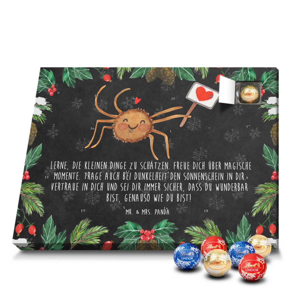 Chocolate advent calendar Spider Agatha Motivation Spider, Spider Agathe
