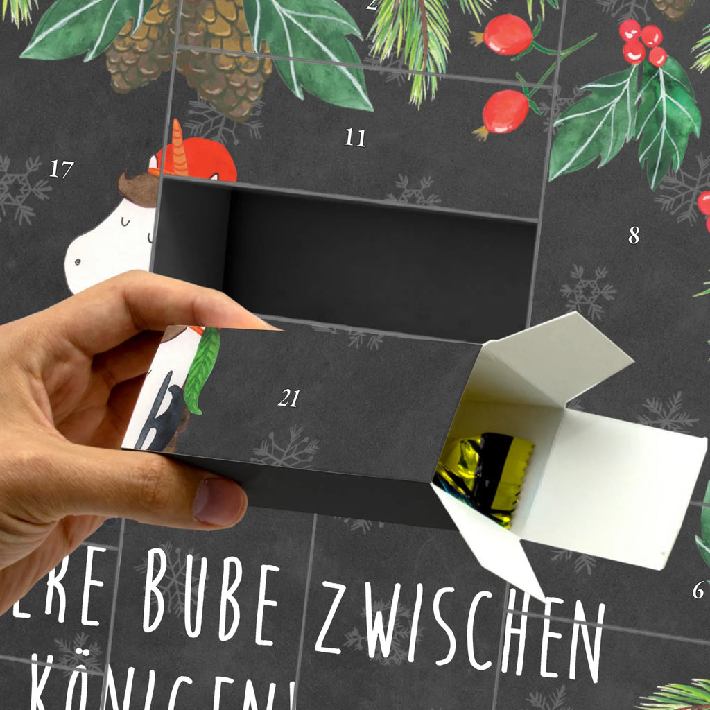 Fillable advent calendar unicorn Young Jack, Medieval